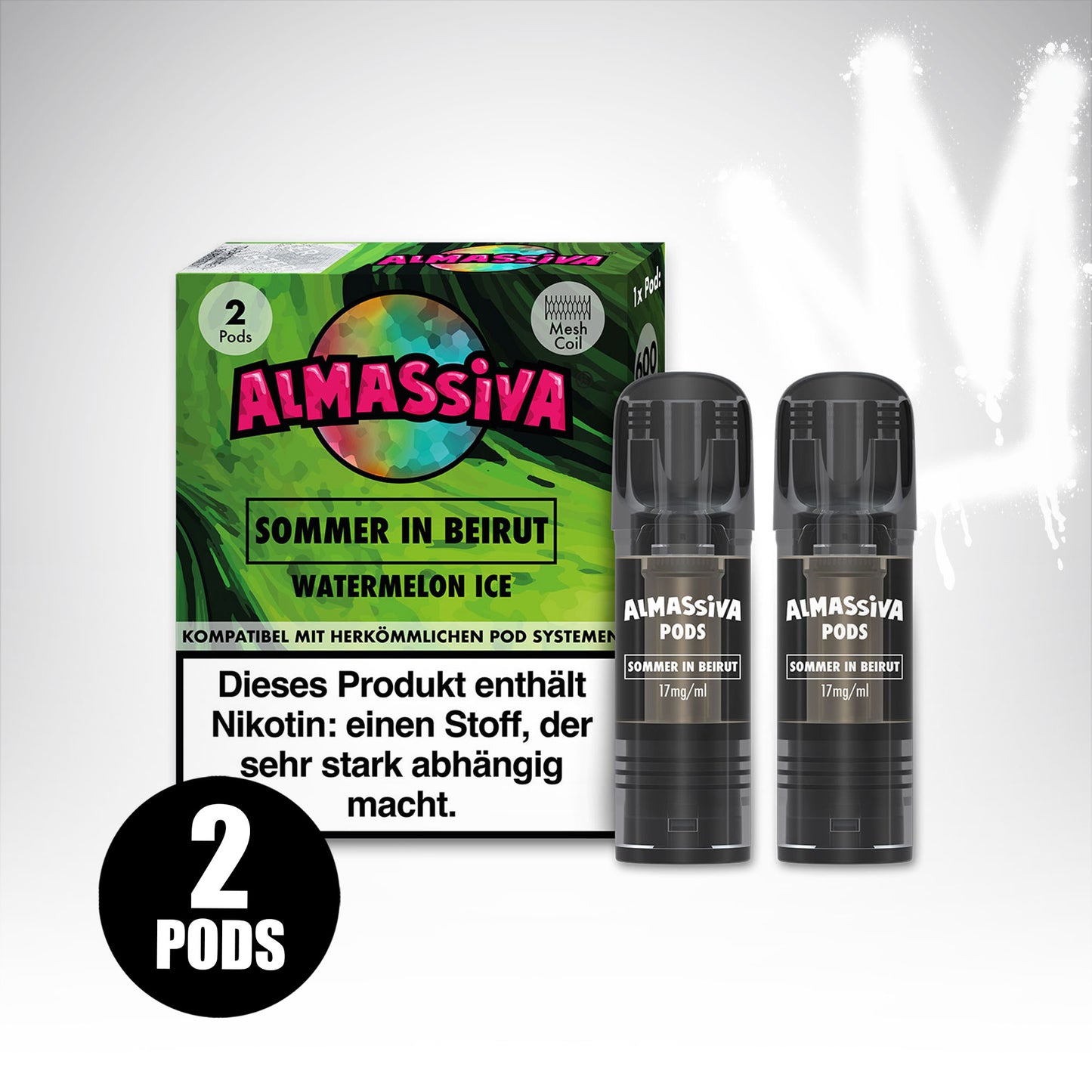 Sommer in Beirut - 17mg/ml - Prefilled Pods (MatchBar) (2 Stück)