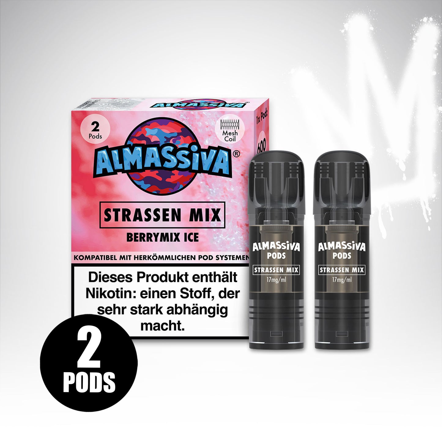 Strassen Mix - 17mg/ml - Prefilled Pods (MatchBar) (2 Stück)