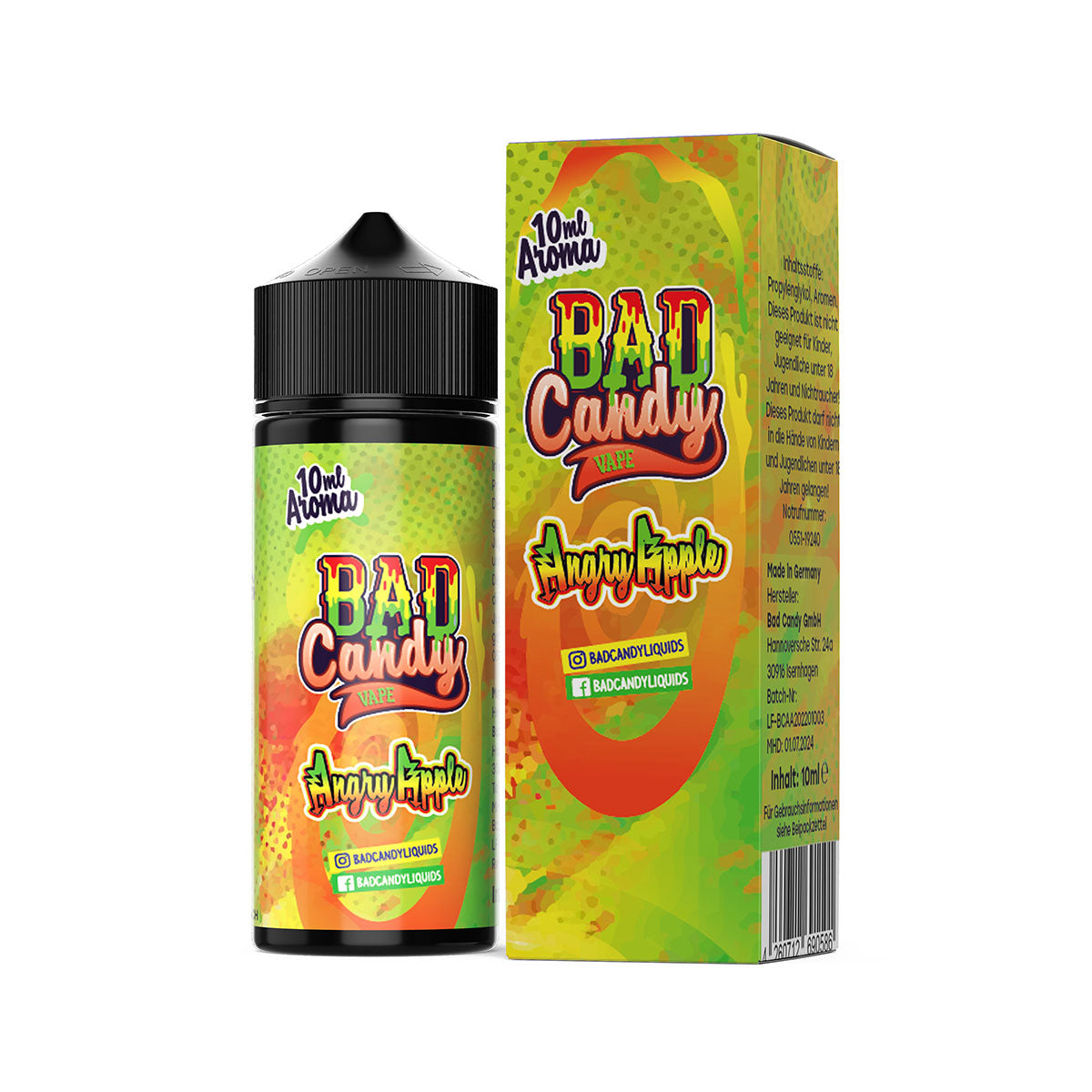 Bad Candy - Angry Apple - 10ml Aroma (Longfill)
