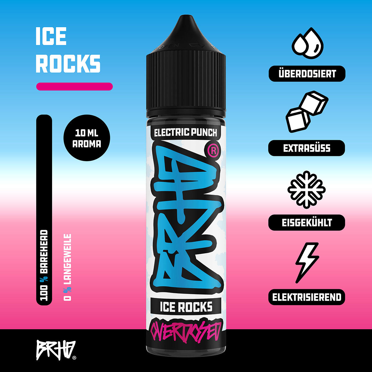 Barehead - BRHD - Ice Rocks - 10ml (Longfill)