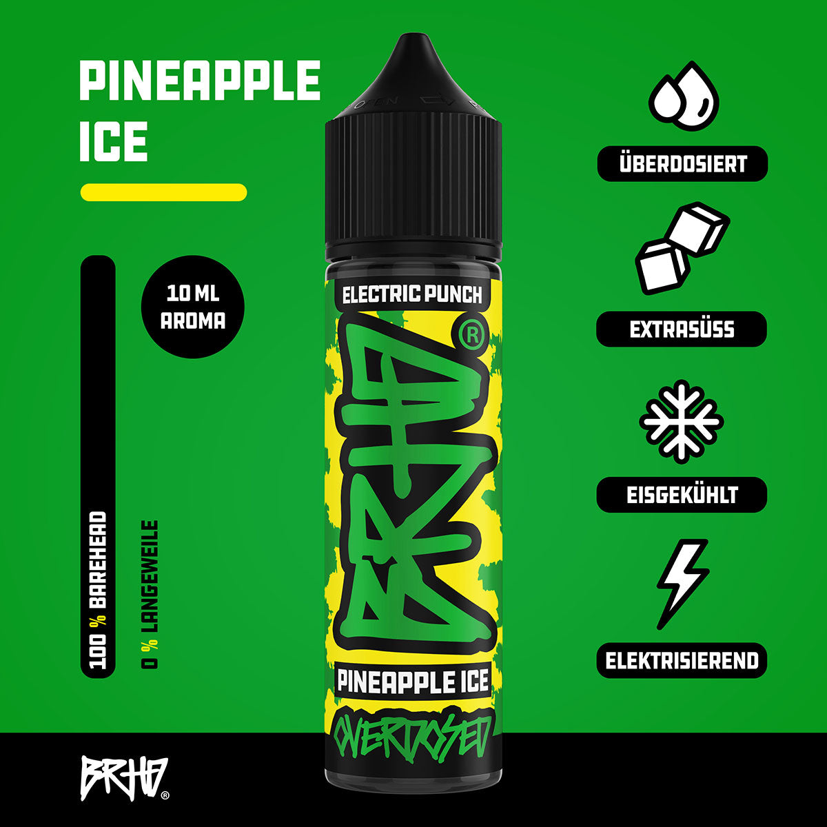 Barehead - BRHD - Pineapple Ice - 10ml (Longfill)