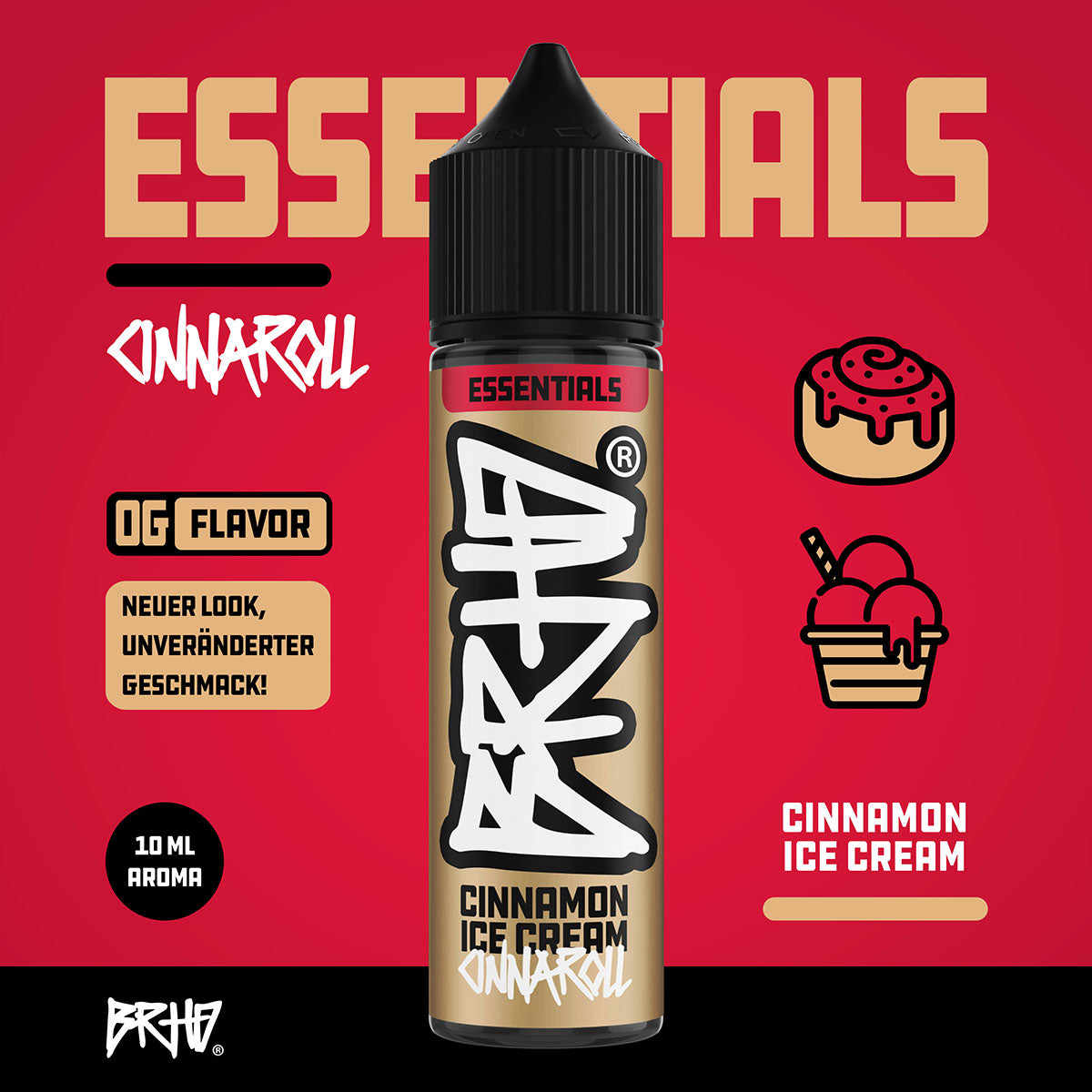 Barehead - BRHD - Cinnamon Ice Cream (Cinnaroll) - 10ml (Longfill)