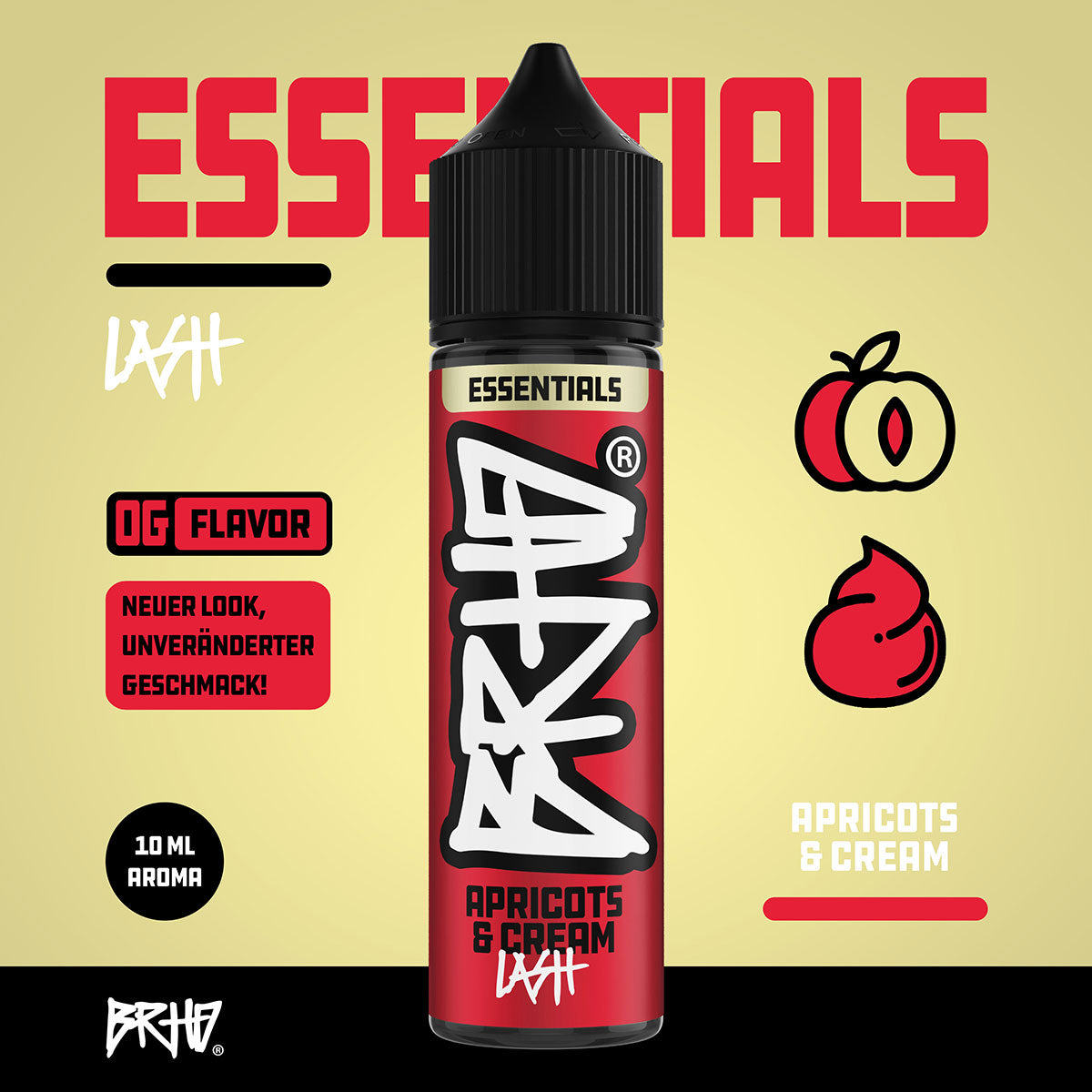 Barehead - BRHD Essentials- Apricots and Cream - 10ml (Longfill)