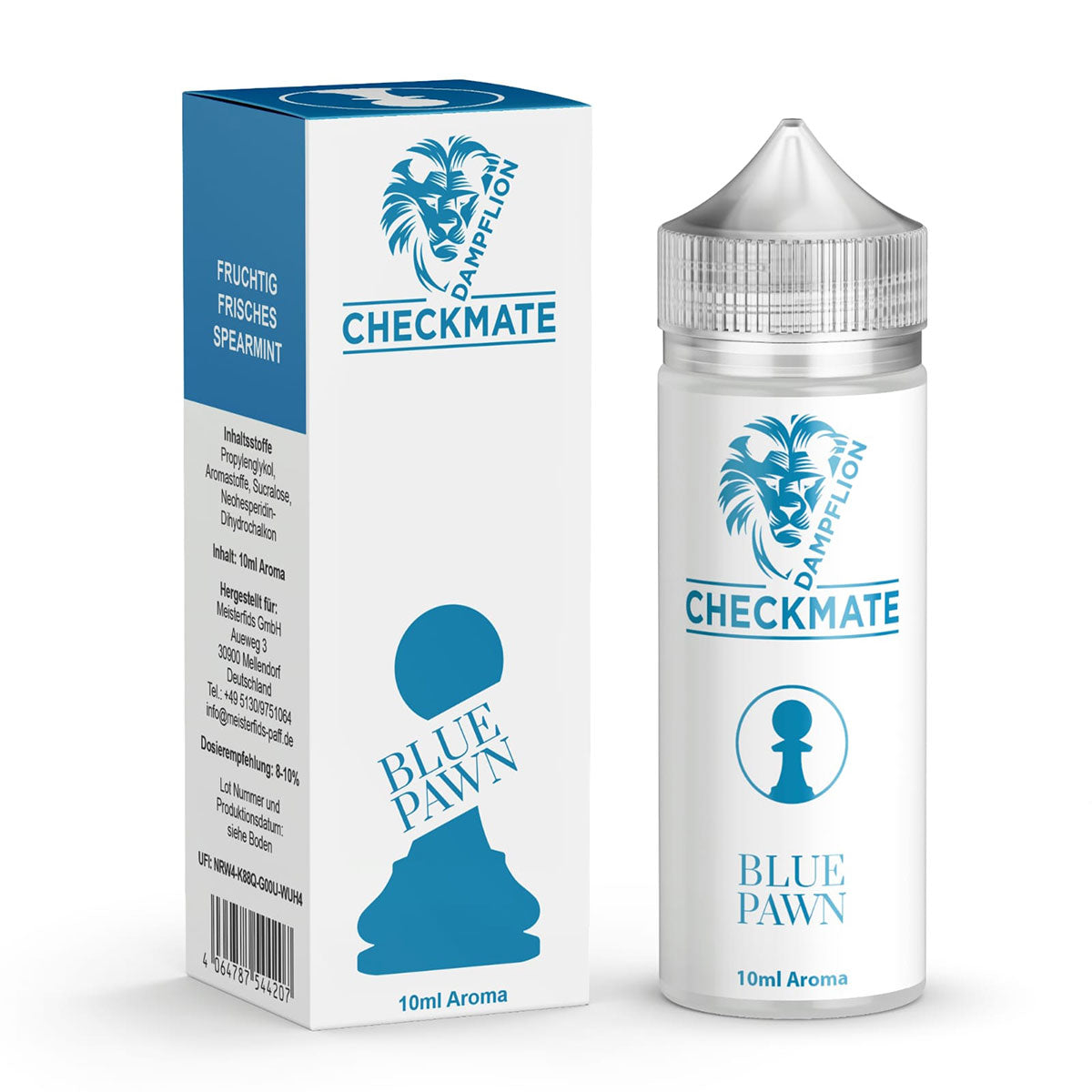 Dampflion - Checkmate - Blue Pawn - 10ml Aroma (Longfill)