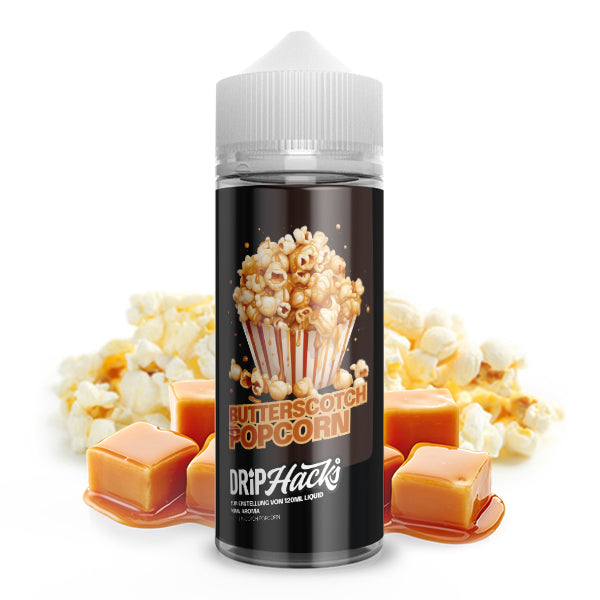 Drip Hacks - Butterscotch Popcorn - 10ml Longfill
