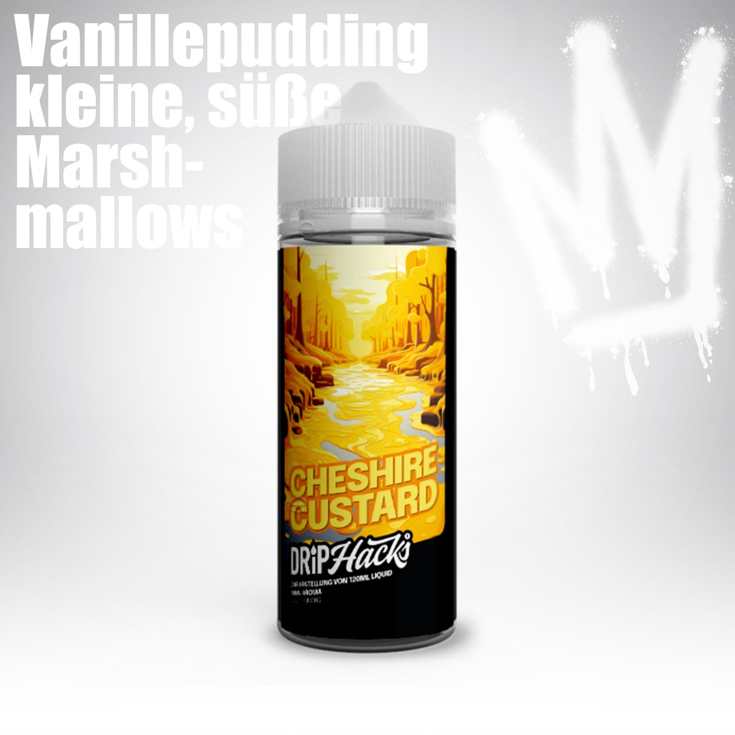 Cheshire Custard - Drip Hacks - 10ml Longfill