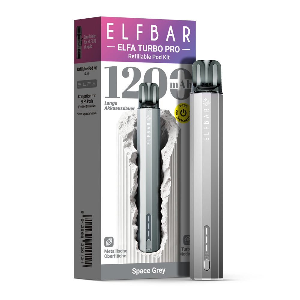 ELF Bar - ELFA Turbo Pro - Refill Pod Kit - Basisgerät mit Pod - 0,8 Ohm