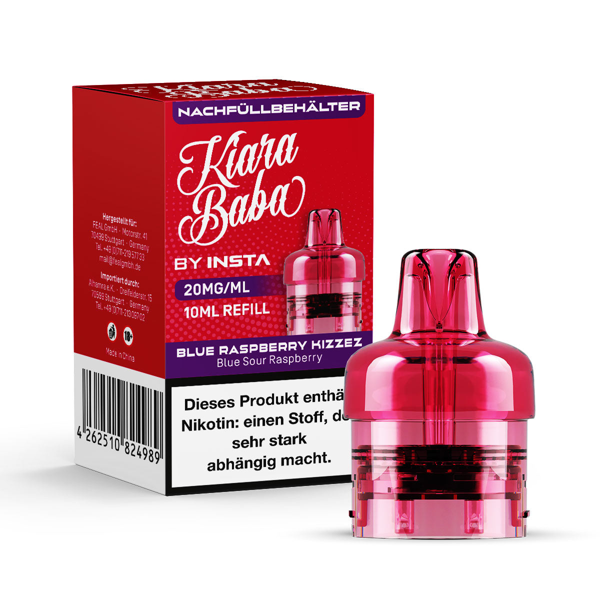 Blue Raspberry Kizzez - Kiara Baba 10K - Pod