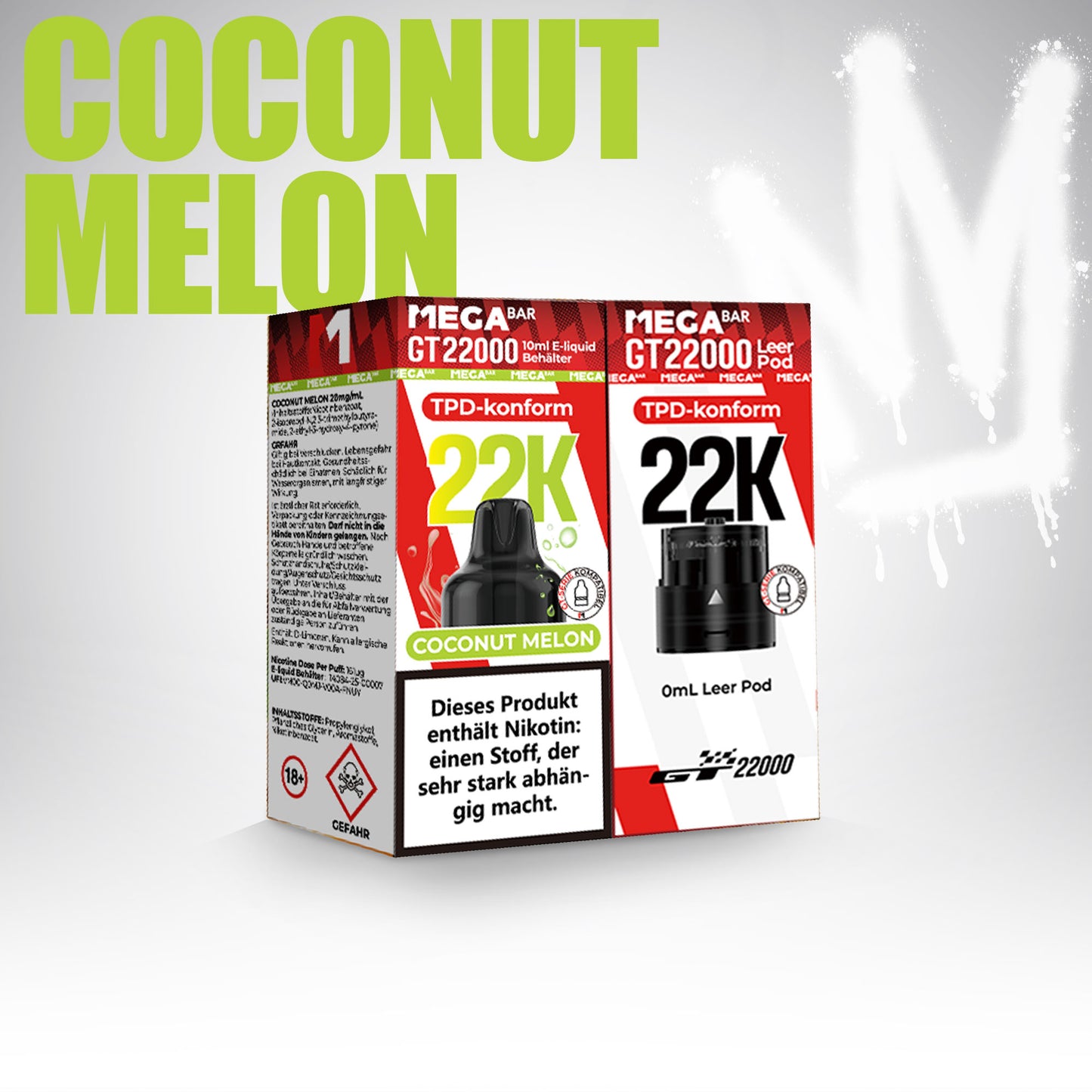 Coconut Melon - Megabar GT 22000 - Pod