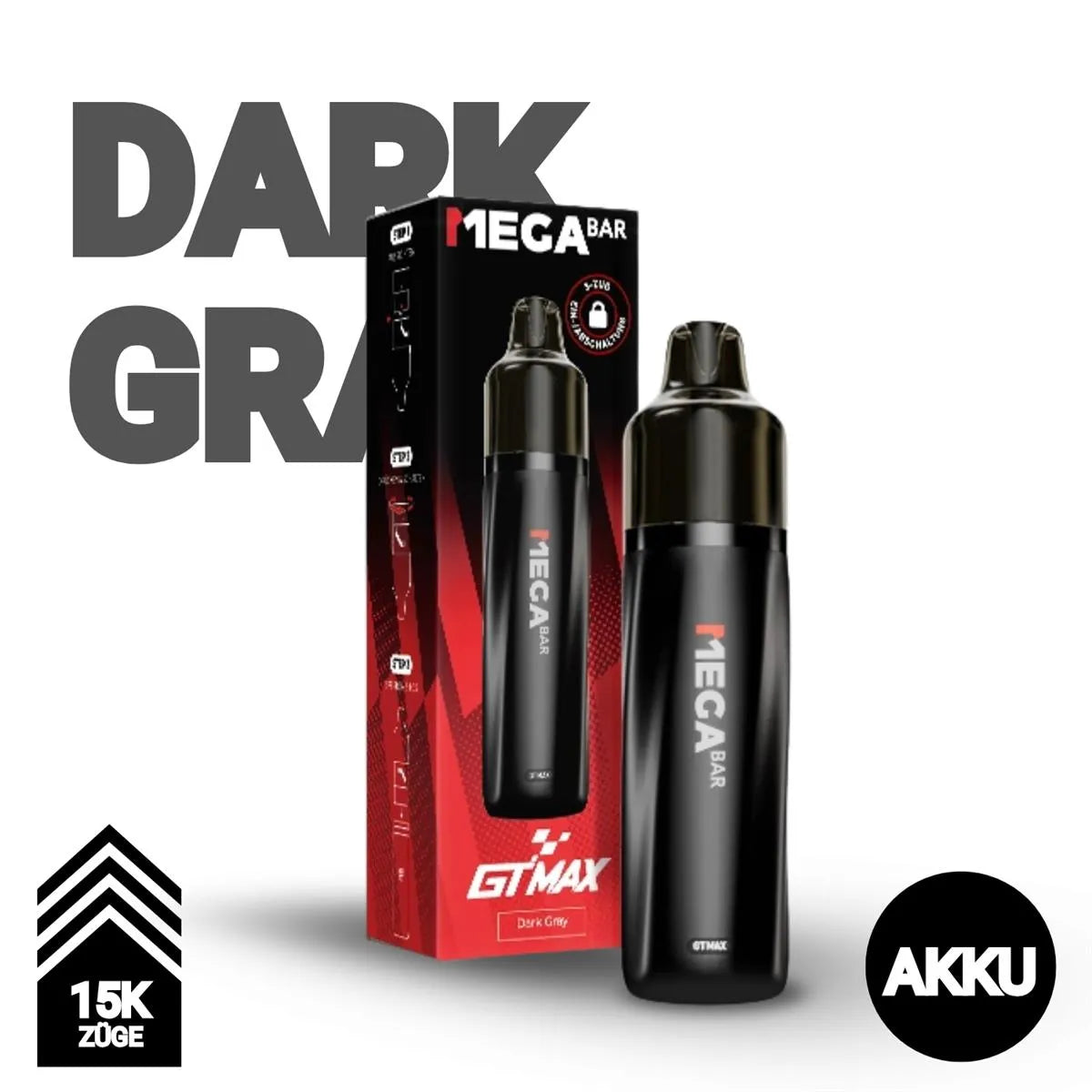 Dark Grey - MegaBar GT Max - Akku