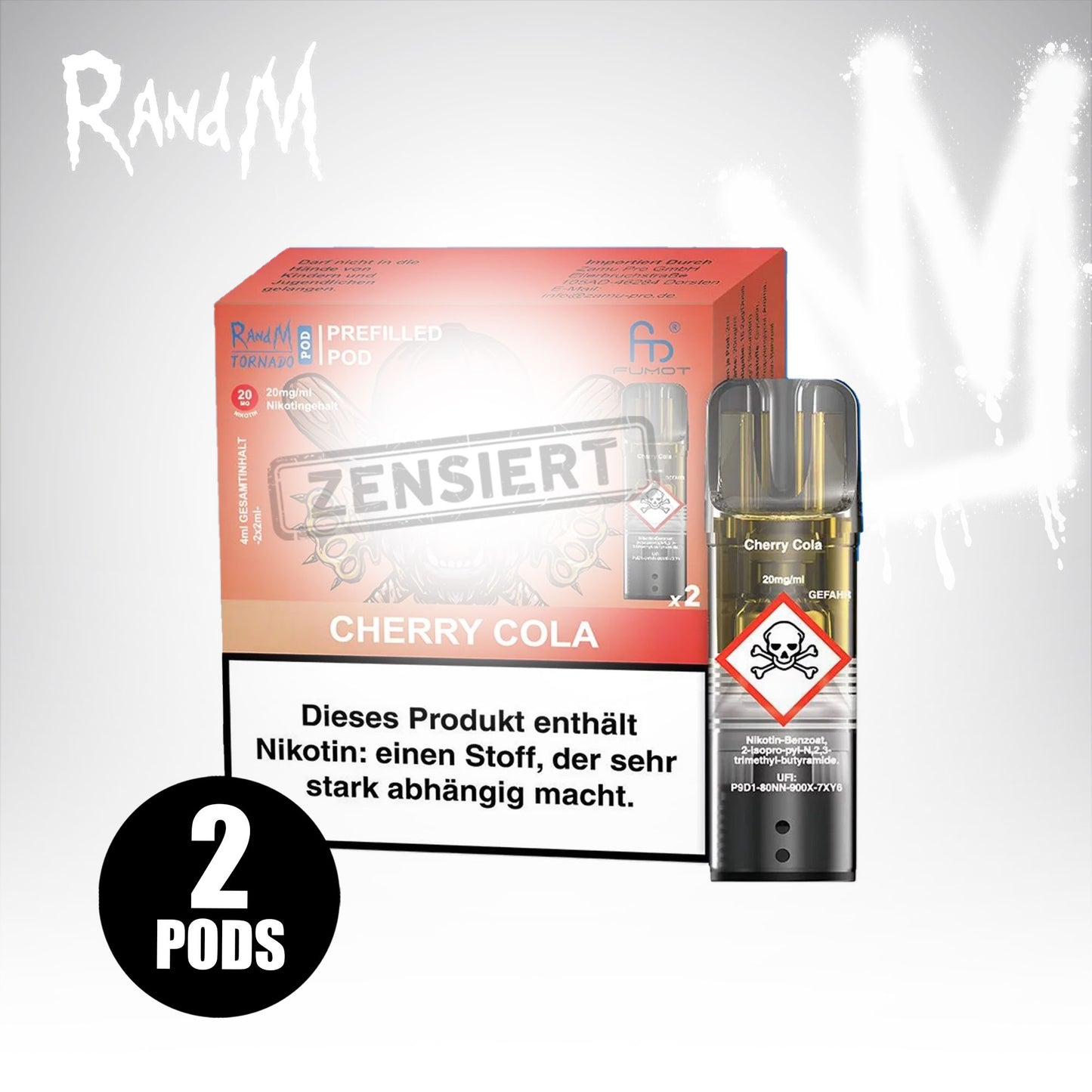 Cherry Cola - 20mg/ml - Prefilled Pods (MatchBar) (2 Stück)
