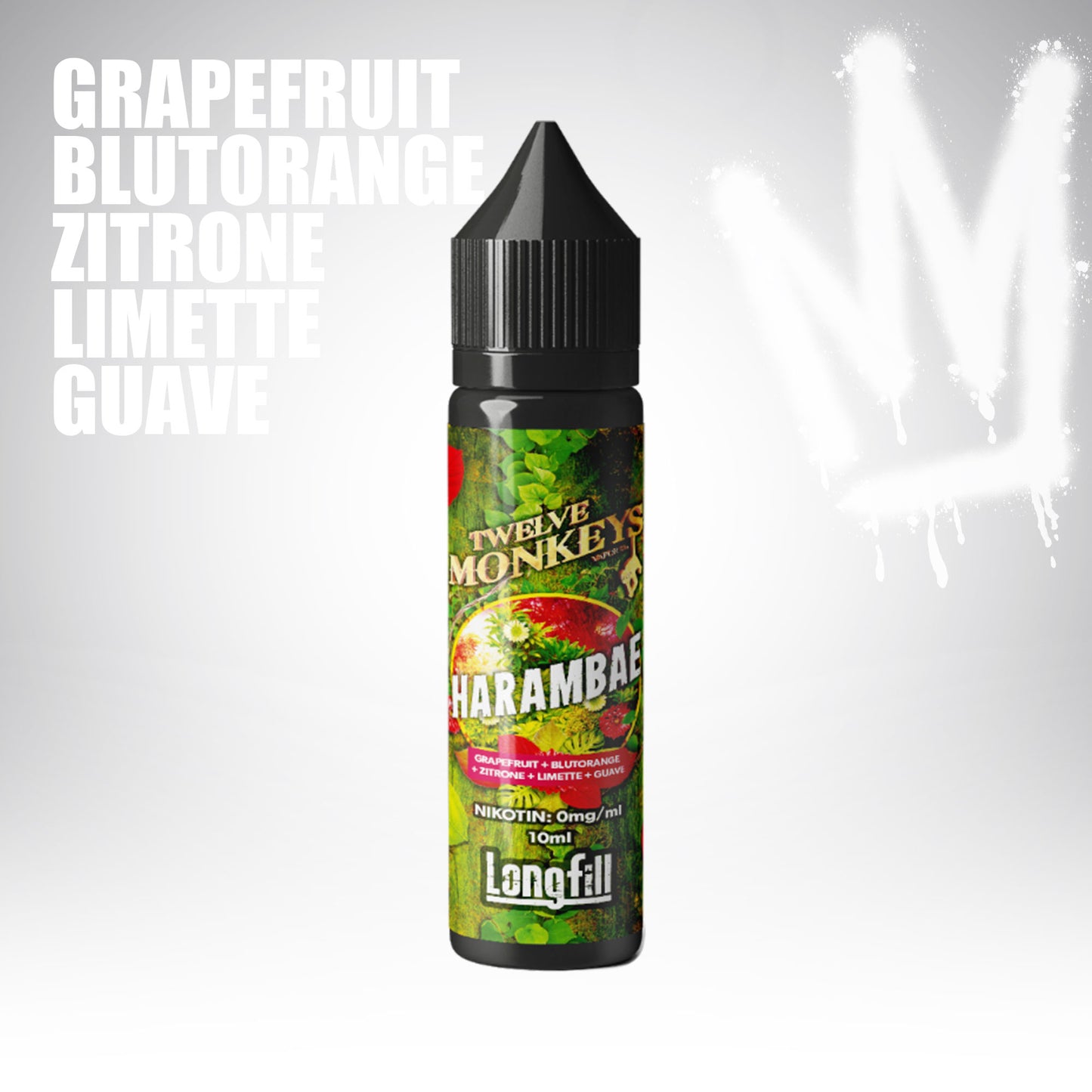Harambae - Twelve Monkeys - 10ml Aroma (Longfill)