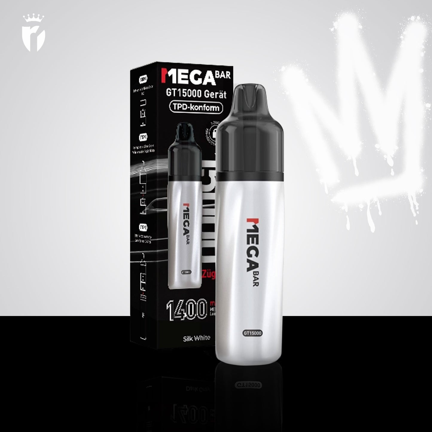 MegaBar - GT15000 - Weiß