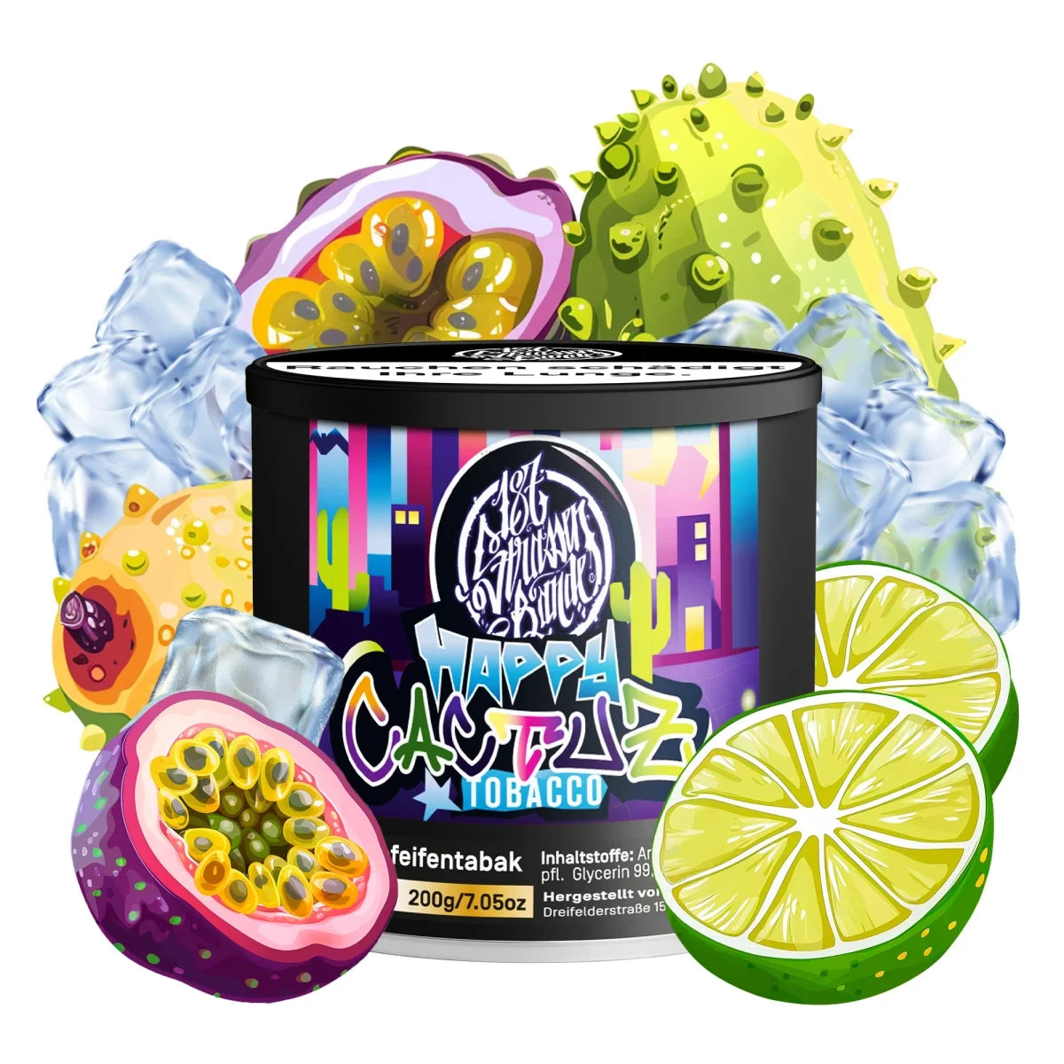 187 Shisha Tabak 200g - Happy Cactuz