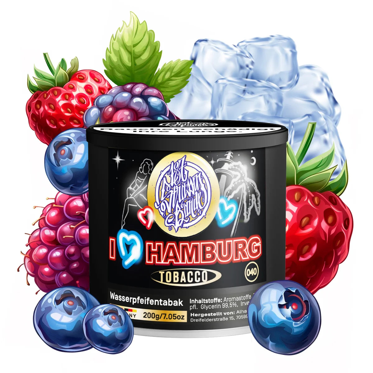 187 Shisha Tabak 200g - I Love Hamburg