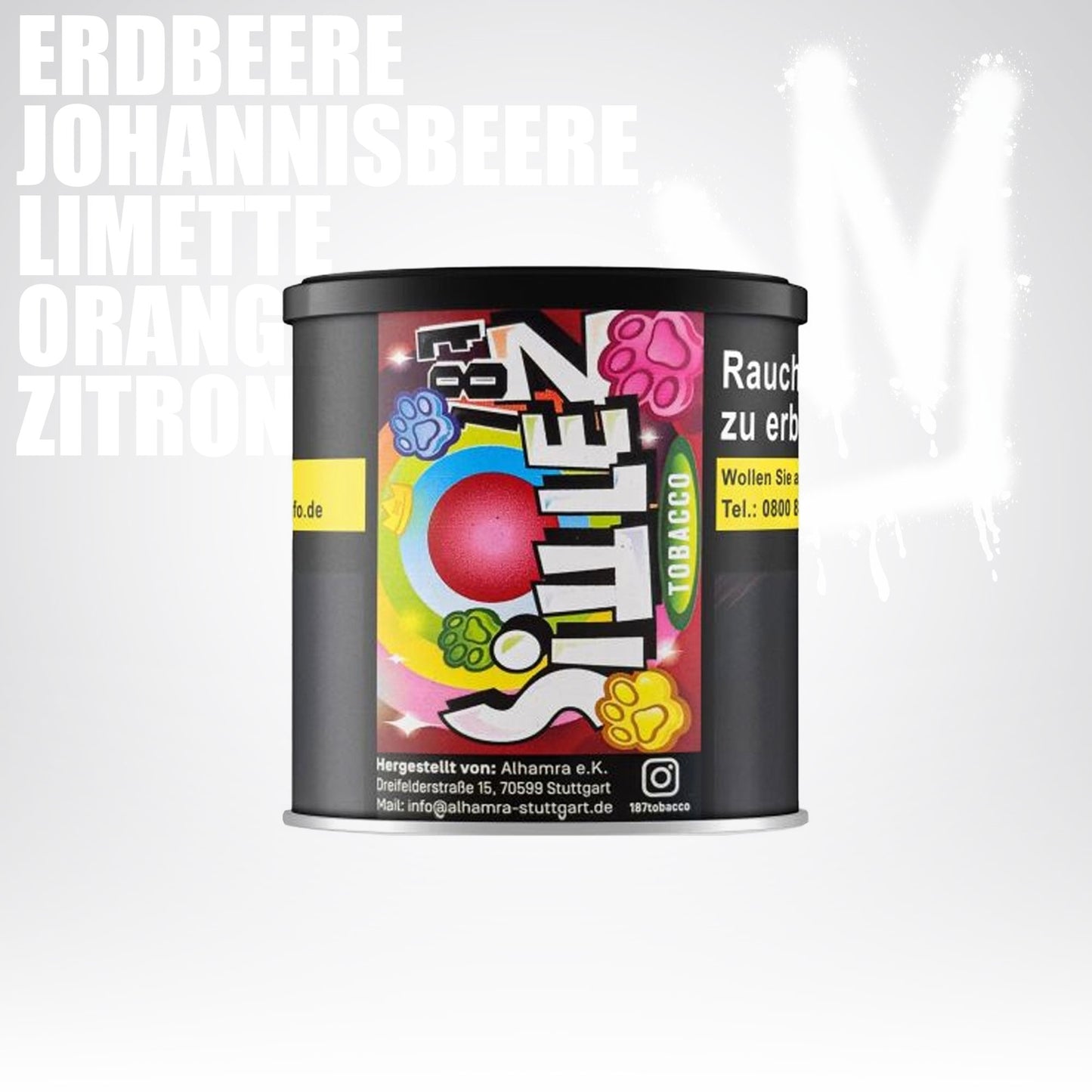 187 Shisha Tabak 200g - Siwlez