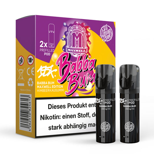 Babba Bum - Maxwell Edition - 20mg/ml - Prefilled Pods (MatchBar) (2 Stück)