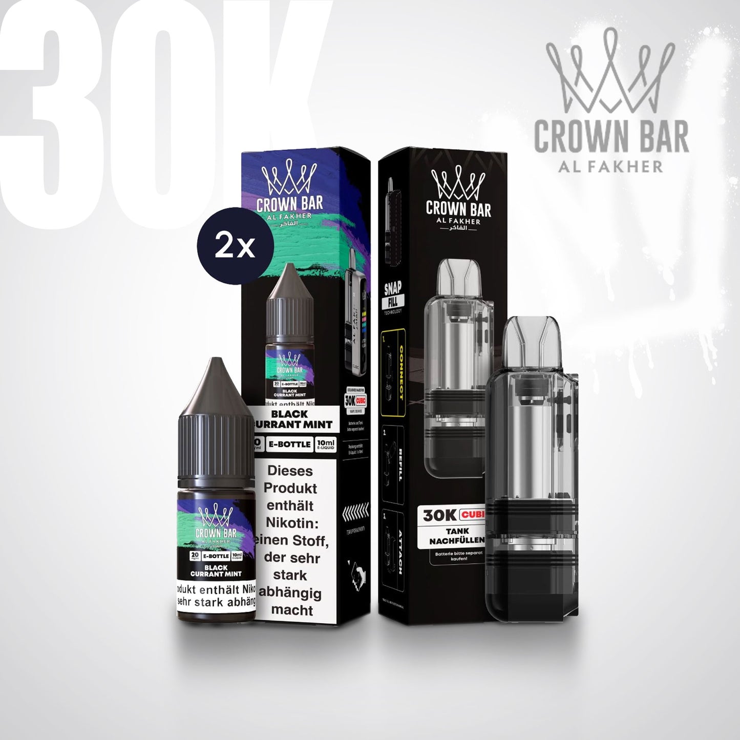 Blackcurrant Mint - Podtank + 2x Liquid 20mg