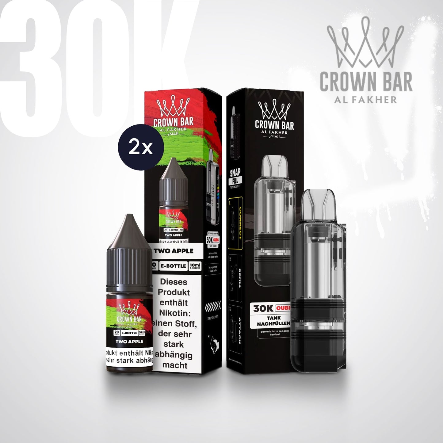Two Apple - Podtank + 2x Liquid 20mg