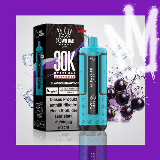 Al Fakher 30K Hypermax - Blackcurrant Ice