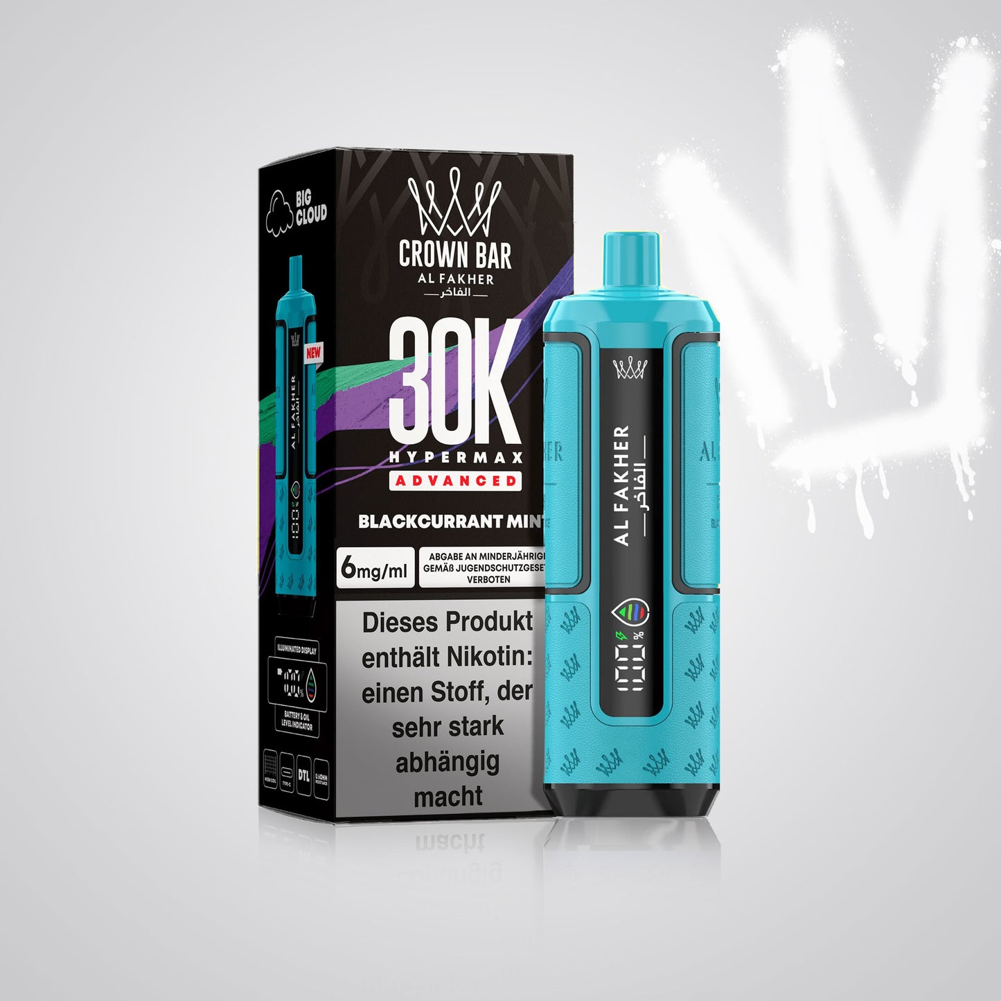 Blackcurrant Mint - Al Fakher 30K Hypermax