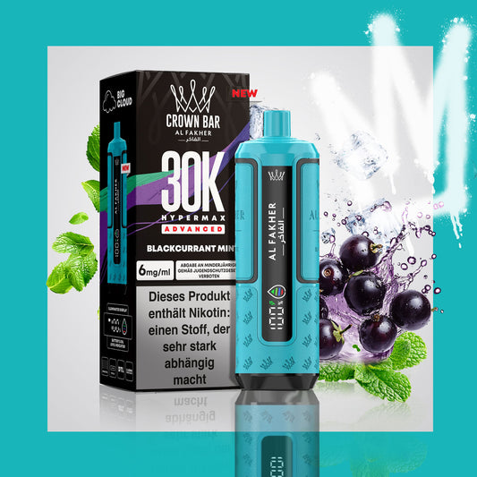 Al Fakher 30K Hypermax - Blackcurrant Mint
