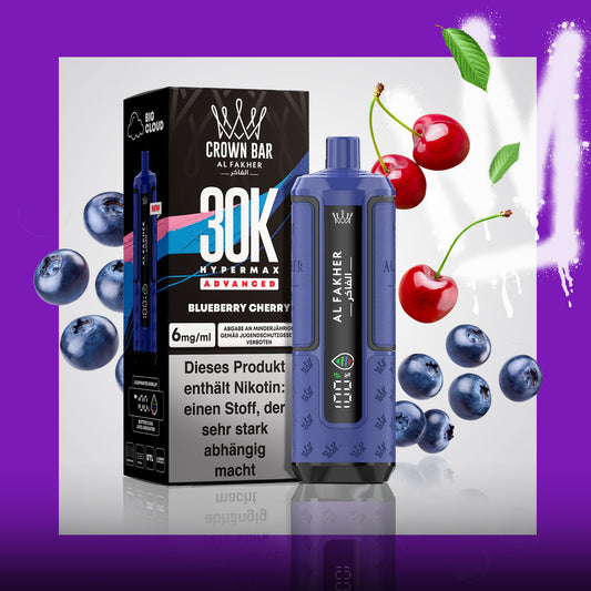 Al Fakher 30K Hypermax - Blueberry Cherry