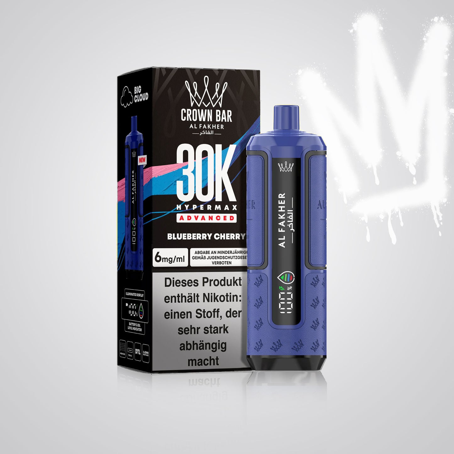 Blueberry Cherry - Al Fakher 30K Hypermax