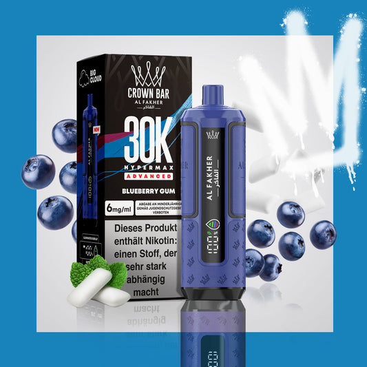 Al Fakher 30K Hypermax - Blueberry Gum