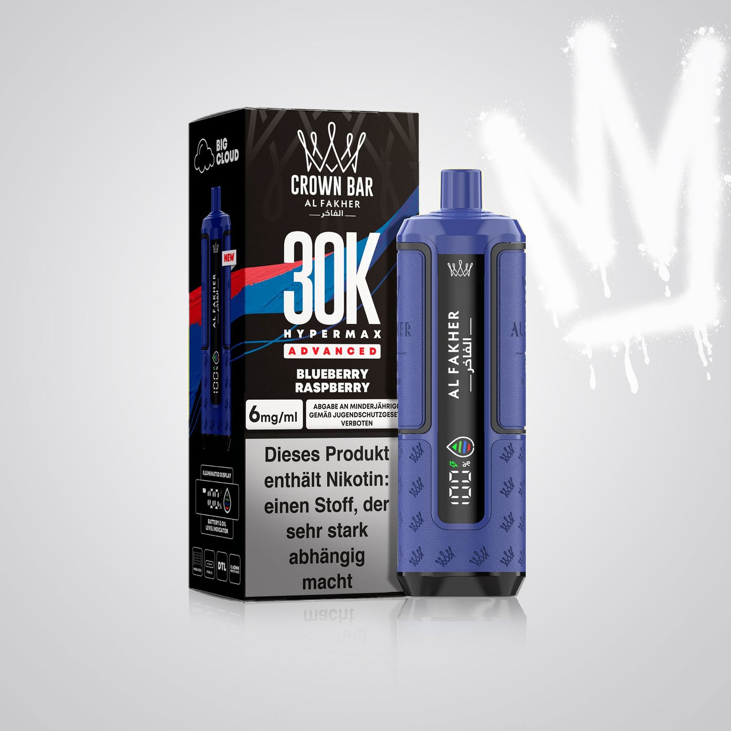 Blueberry Raspberry - Al Fakher 30K Hypermax