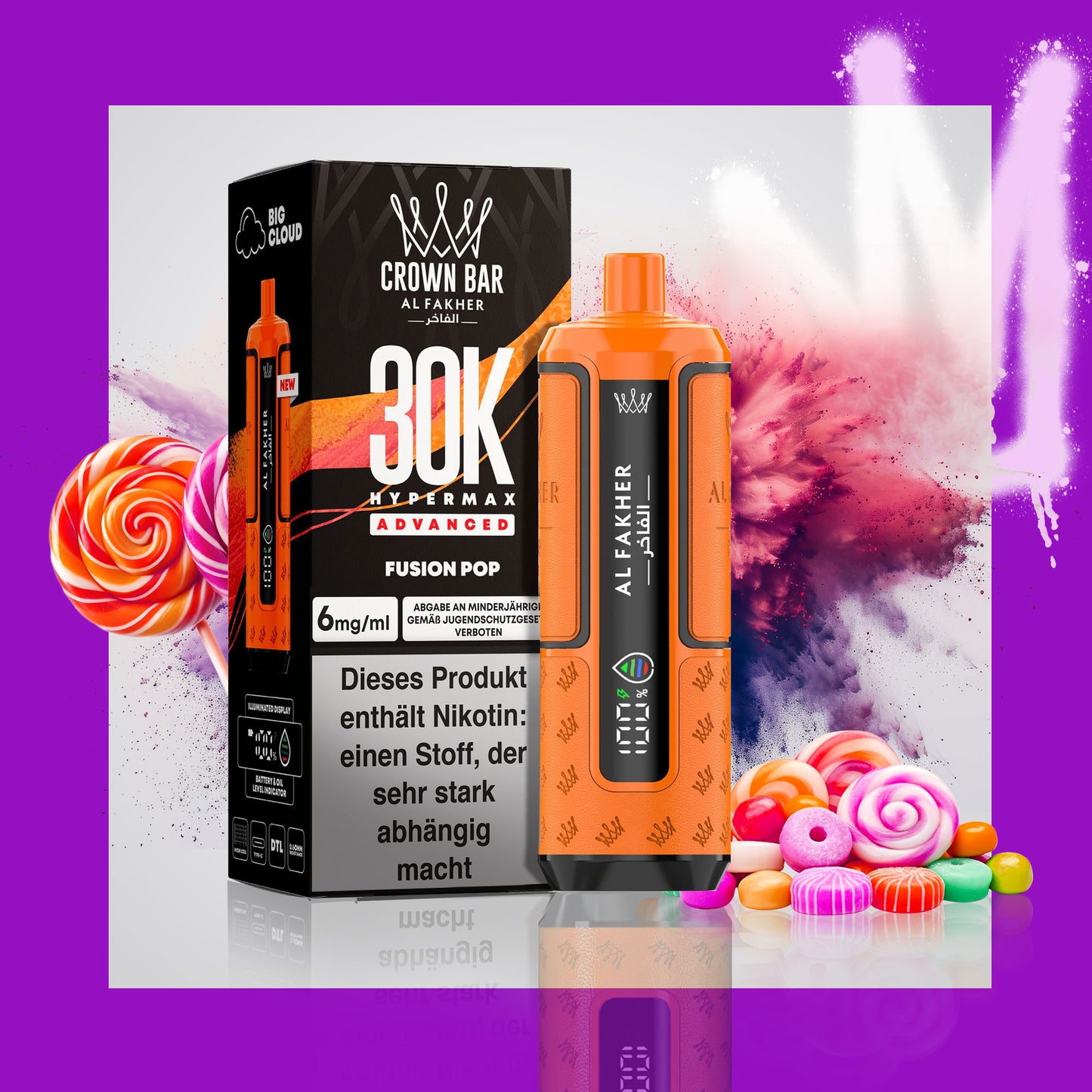 Al Fakher 30K Hypermax - Fusion Pop