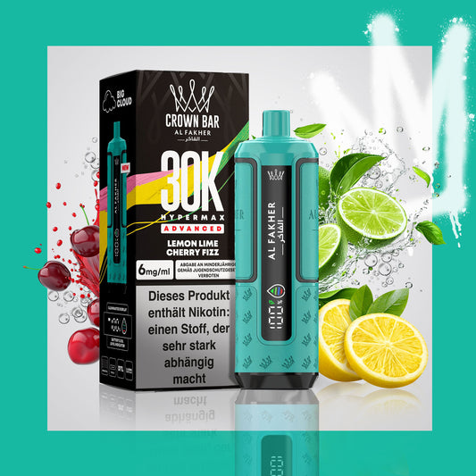 Al Fakher 30K Hypermax - Lemon Lime Cherry Fizz
