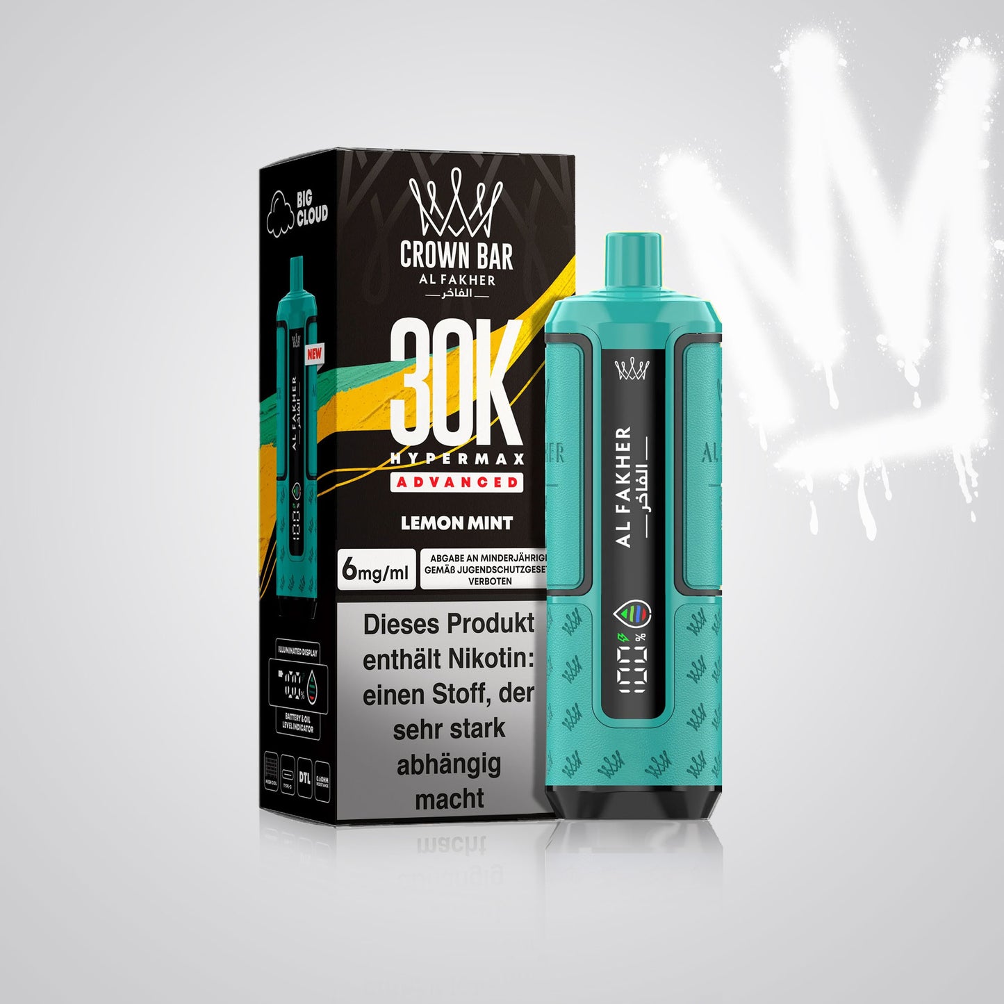 Lemon Mint - Al Fakher 30K Hypermax