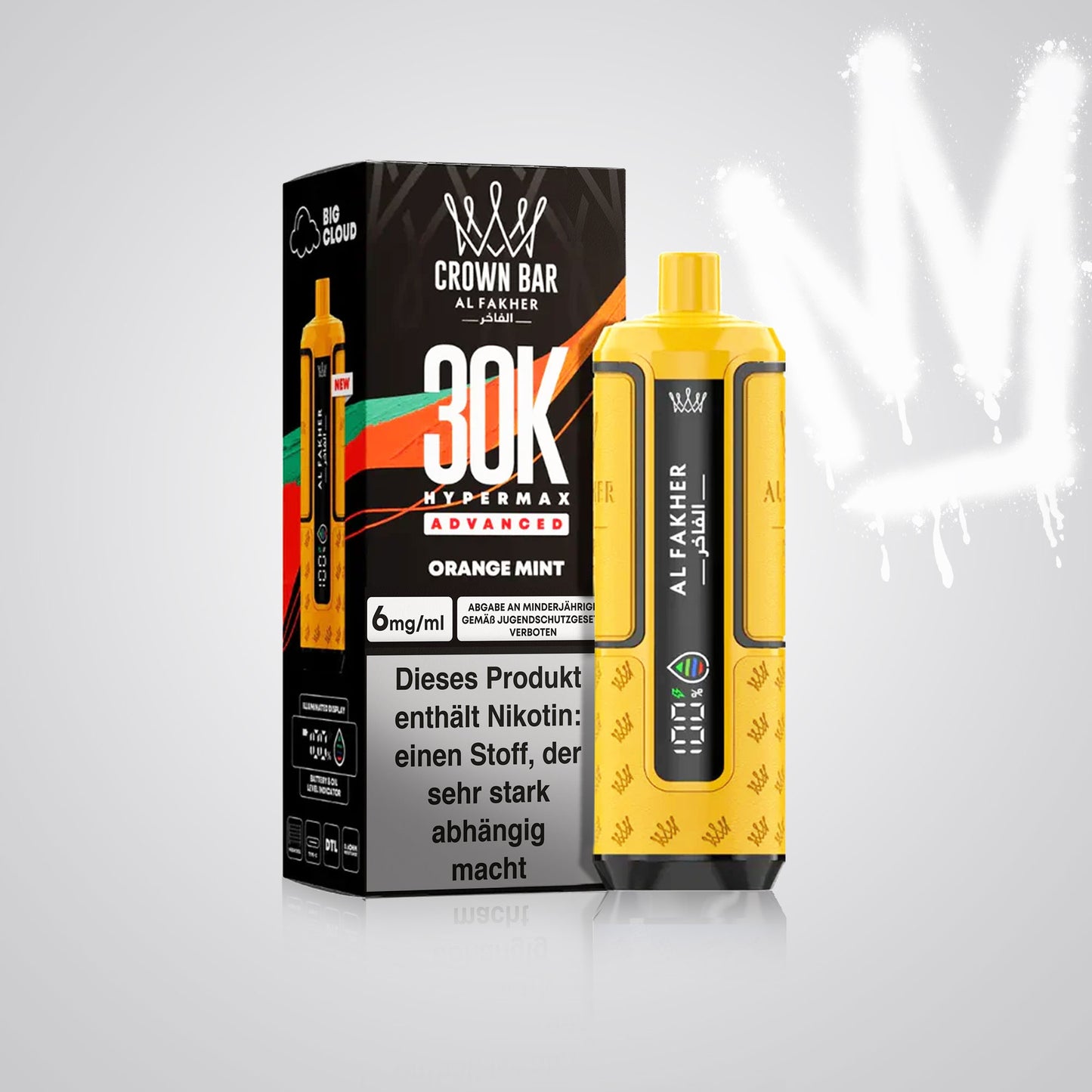 Orange Mint - Al Fakher 30K Hypermax