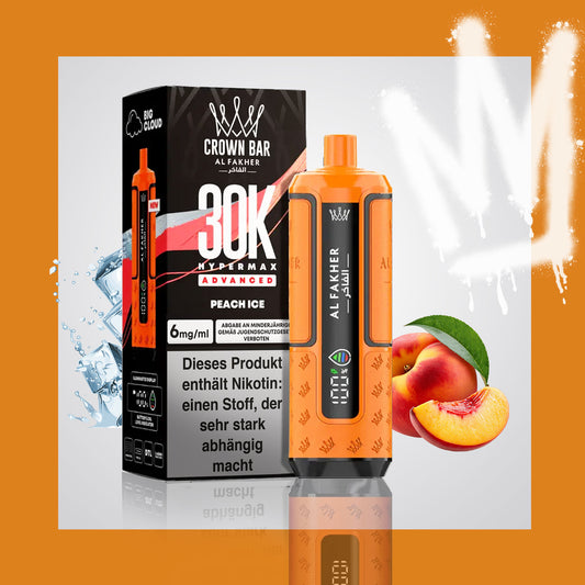 Al Fakher 30K Hypermax - Peach Ice