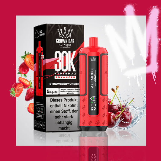 Al Fakher 30K Hypermax - Strawberry Cherry