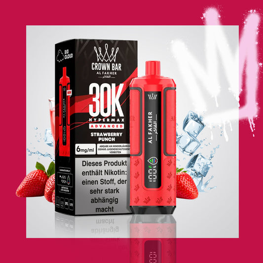 Al Fakher 30K Hypermax - Strawberry Punch