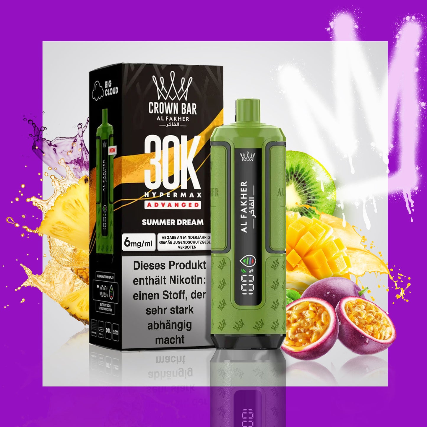 Al Fakher 30K Hypermax - Strawberry Summer Dream