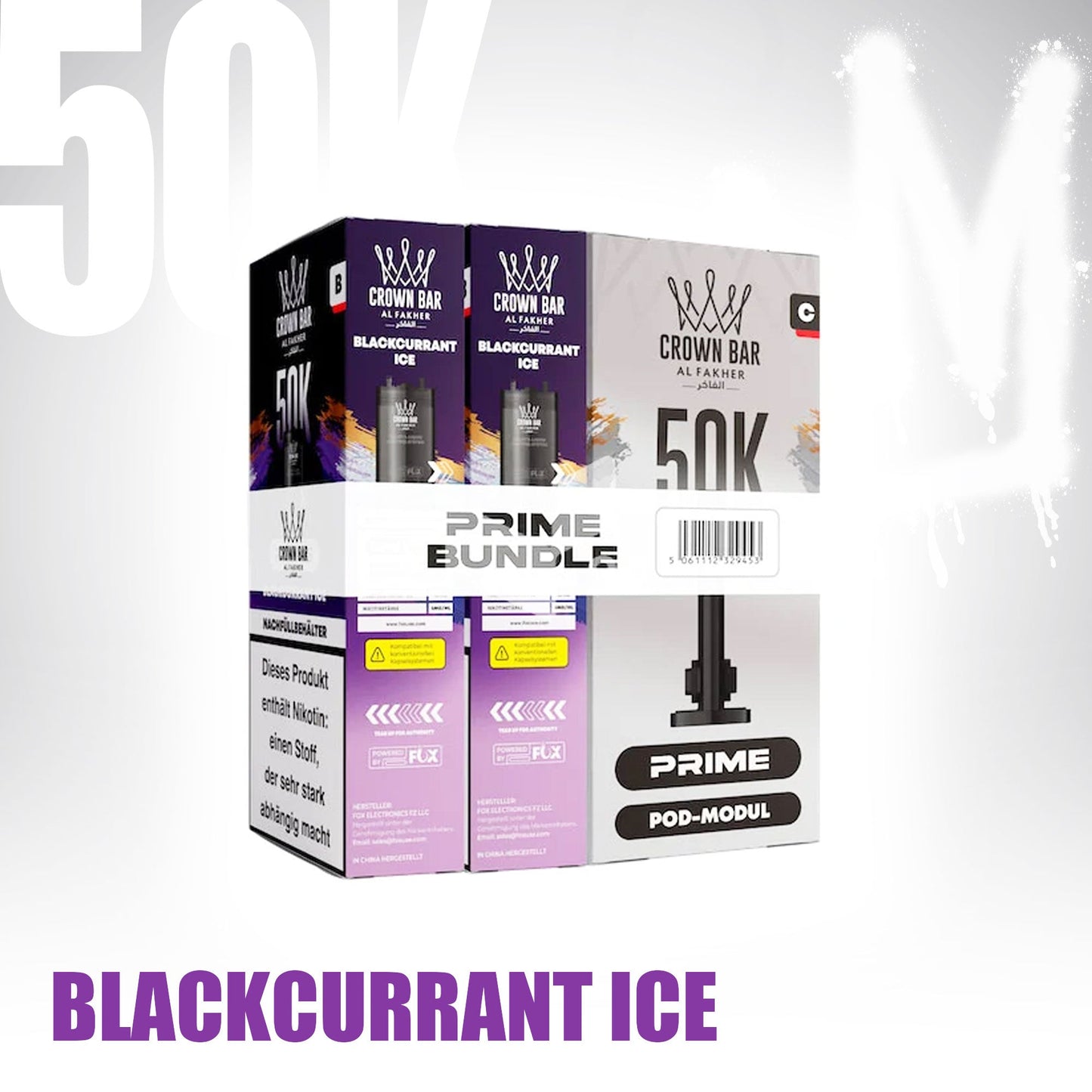 Pod -  Blackcurrant Ice - Al Fakher 50K Prime