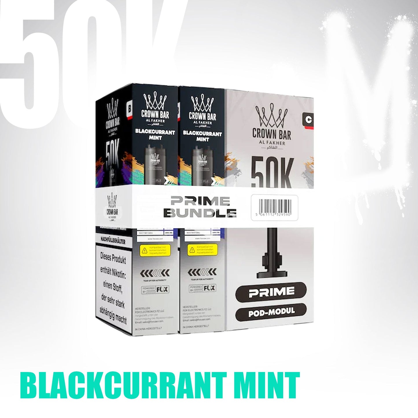 Pod -  Blackcurrant Mint - Al Fakher 50K Prime