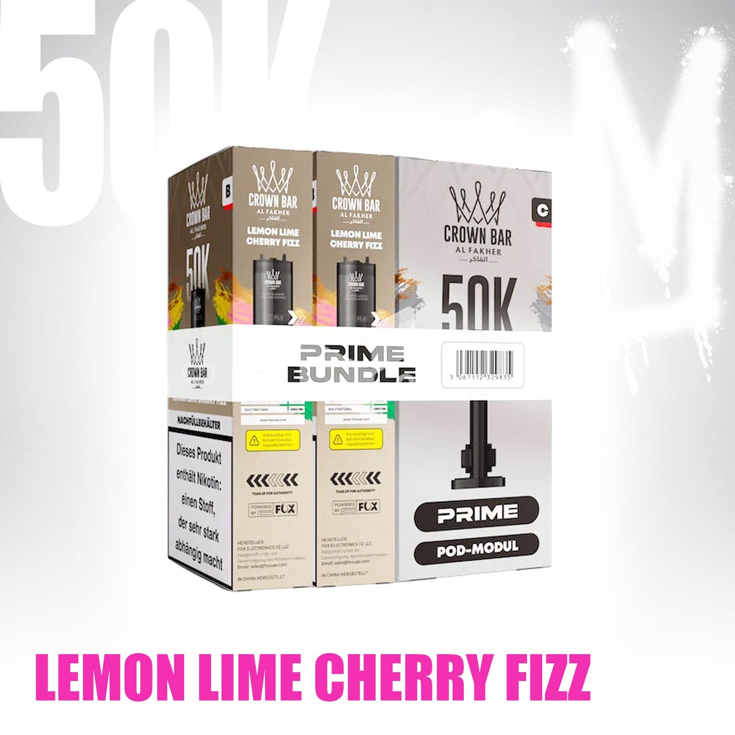 Pod - Lemon Lime Cherry Fizz - Al Fakher 50K Prime