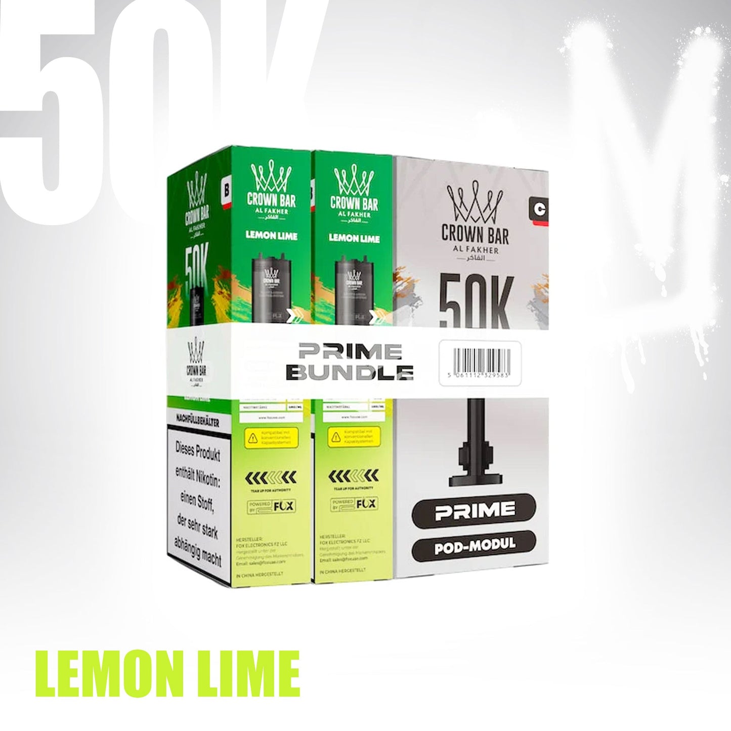 Pod - Lemon Lime - Al Fakher 50K Prime