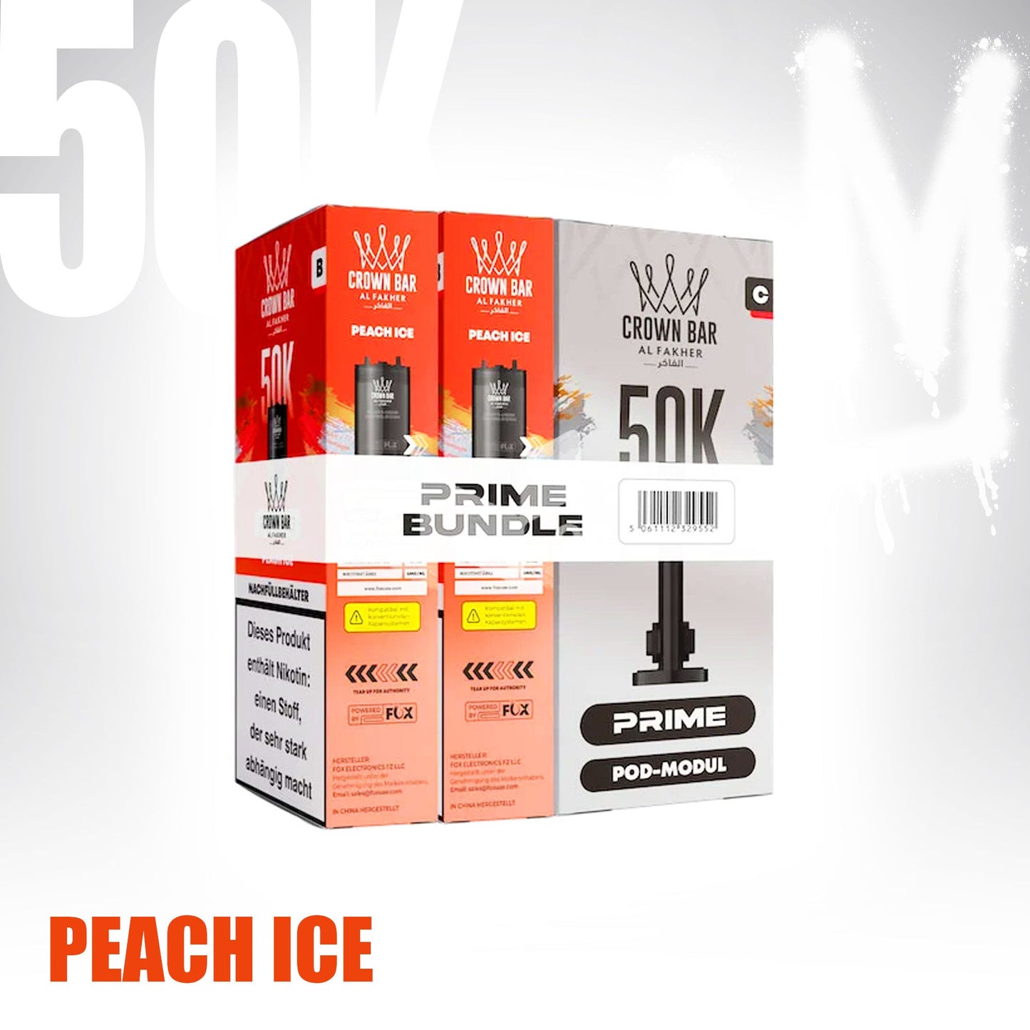 Pod - Peach Ice - Al Fakher 50K Prime