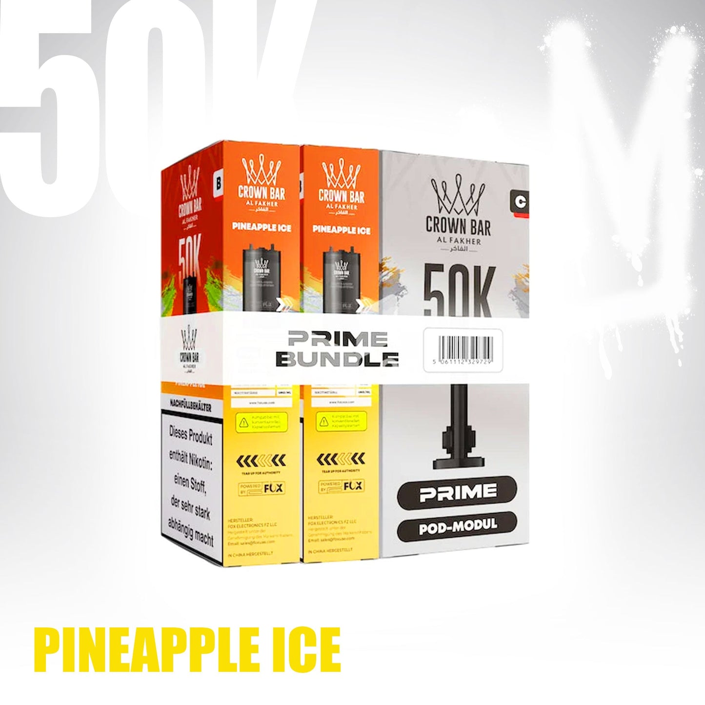 Pod - Pineapple Ice - Al Fakher 50K Prime