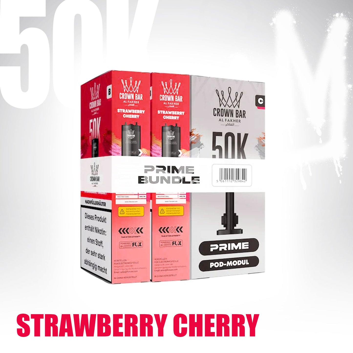 Pod - Strawberry Cherry - Al Fakher 50K Prime