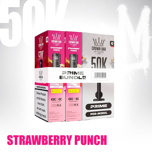 Pod - Strawberry Punch - Al Fakher 50K Prime