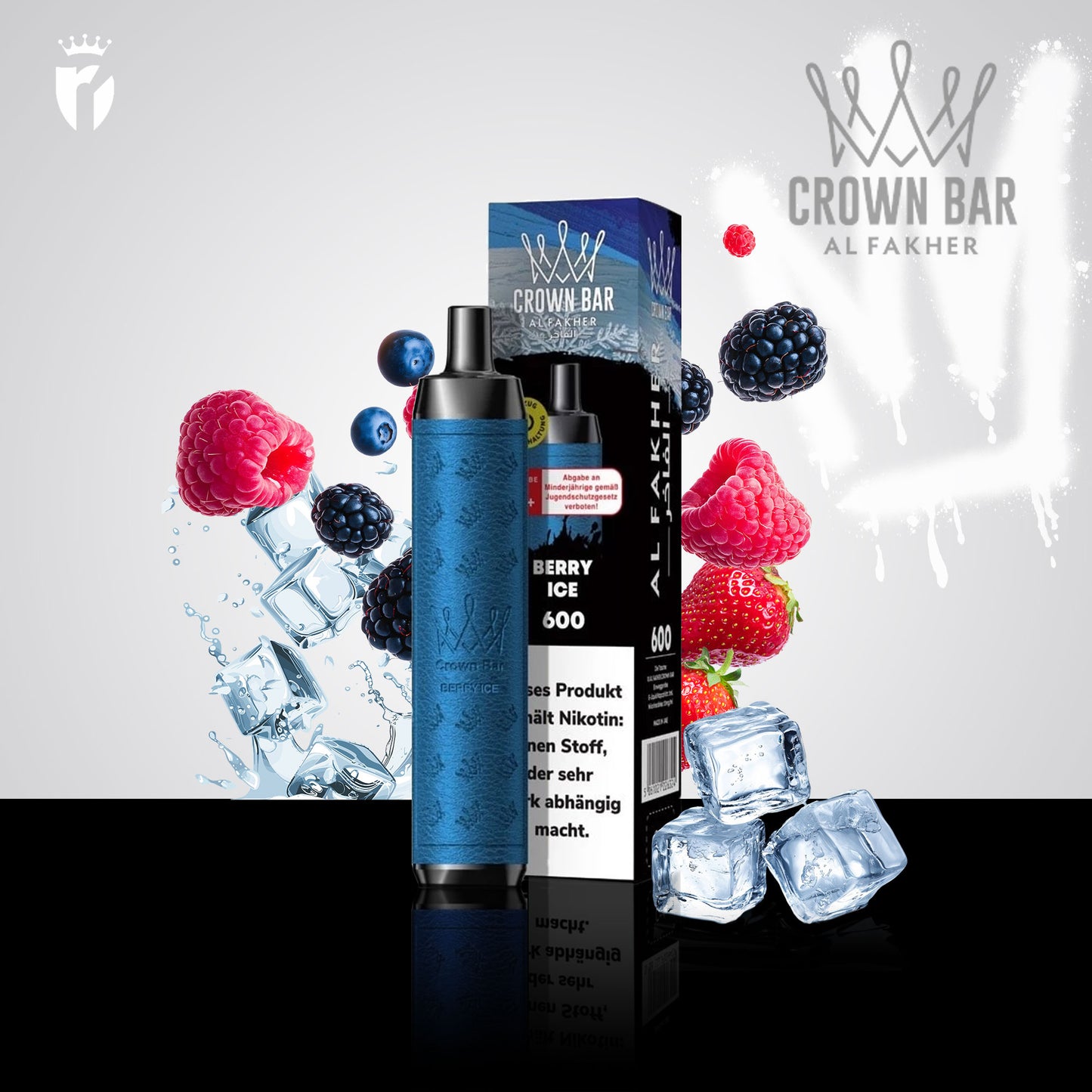Crown Bar 600 - Berry Ice