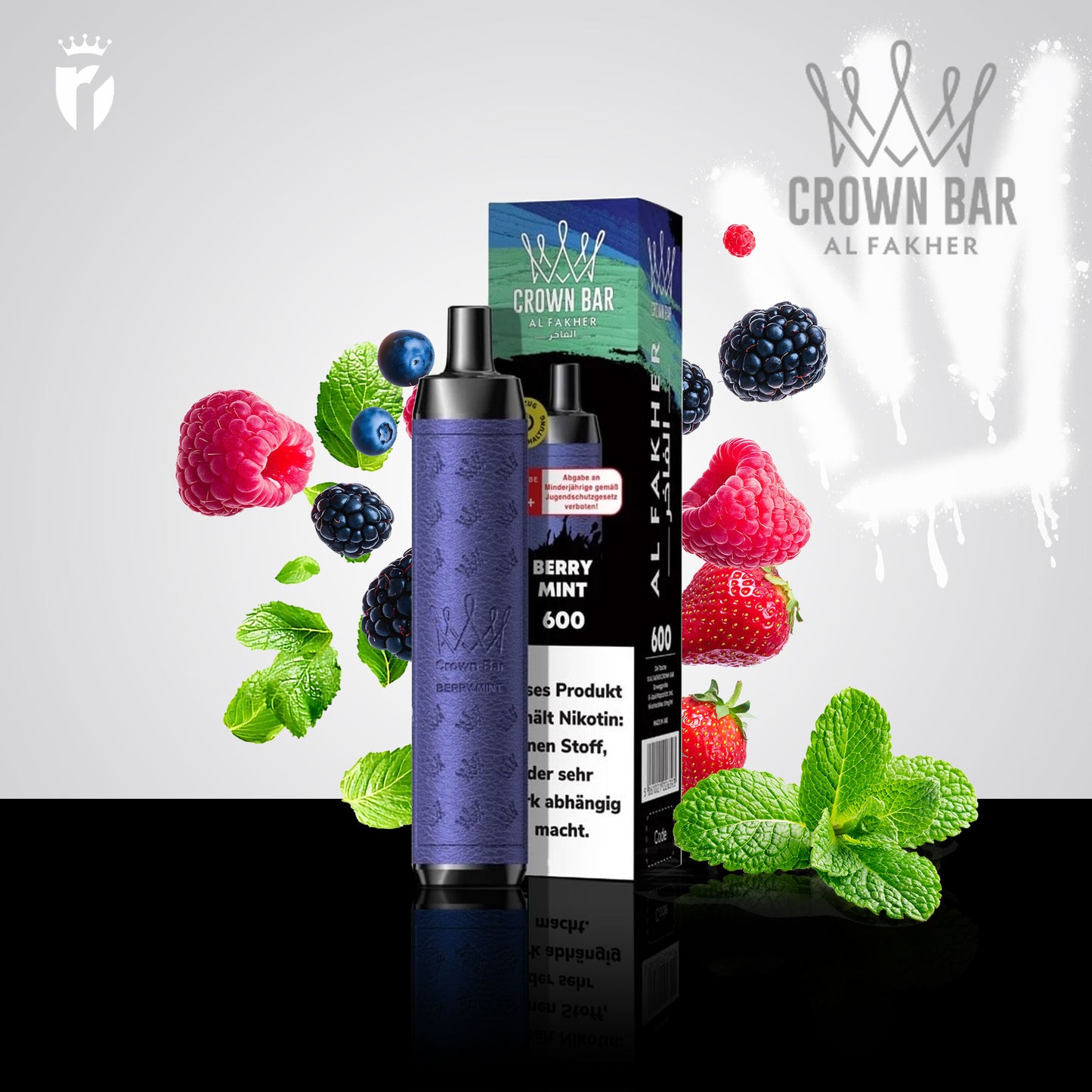 Crown Bar 600 - Berry Mint