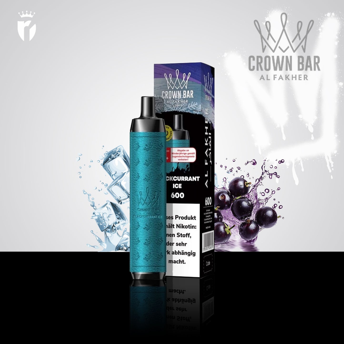 Crown Bar 600 - Blackcurrant Ice