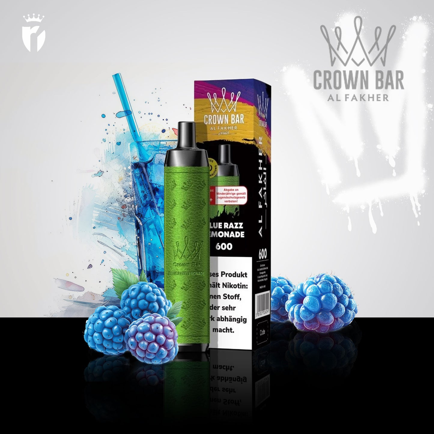 Crown Bar 600 - Blue Razz Lemonade